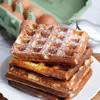 Gofry z twarogiem