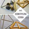 DIY Oryginalna, geometryczna ozdoba ze słomek