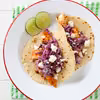 Tacos z rybą i czerwoną kapustą