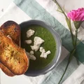 Krem z pieczonej cukinii