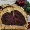 Babka z czereśniami.