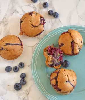 Muffinki z jagodami