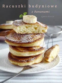 Placuszki budyniowe z bananami