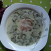 Zupa szczawiowo-pokrzywowa z kiełbasą