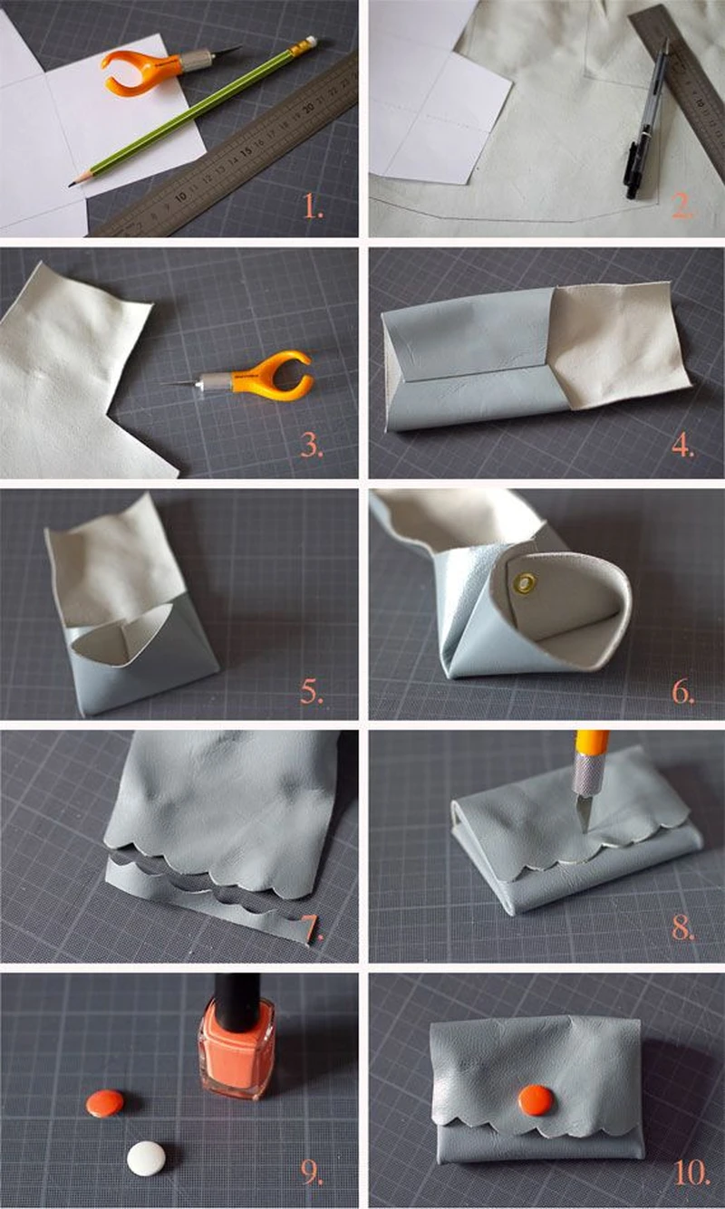 Torebka ze skóry - DIY