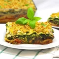 Wegańska, trójwarstwowa lasagne