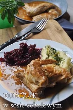 Kurczak w sosie cebulowym