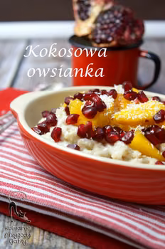 Kokosowa owsianka z mango