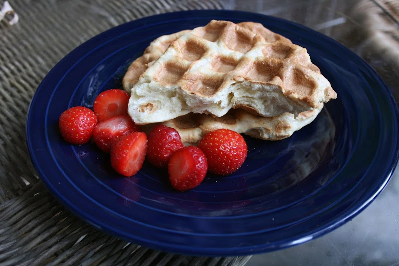 Gofry drożdżowe