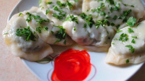 Pierogi ze szpinakiem