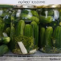 Ogórki kiszone na zimę ( pasteryzowane)