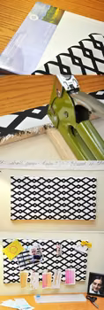 DIY- tablica z płótna