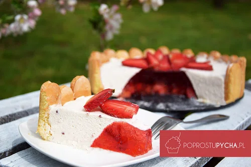 Sernik na zimno z niespodzianką!