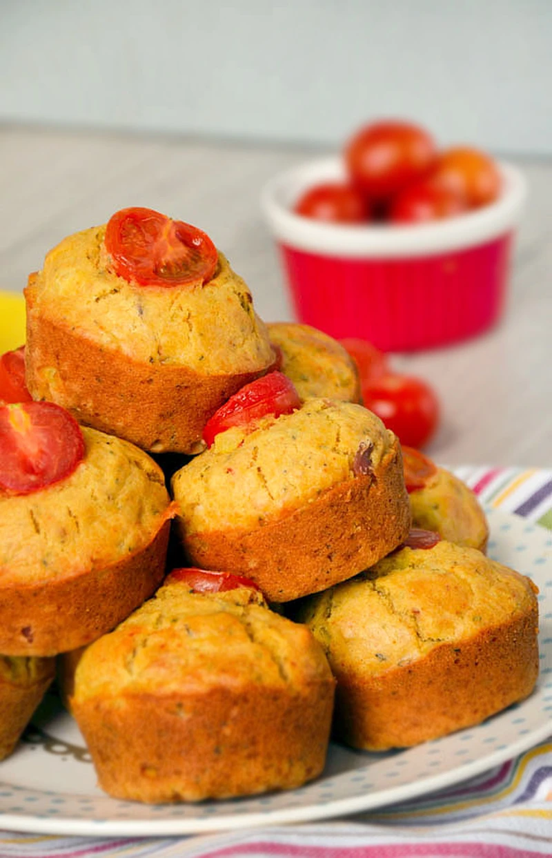 Muffiny kukurydziane na słono