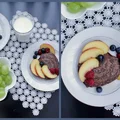 KAKAOWE PANCAKES Z OWOCAMI