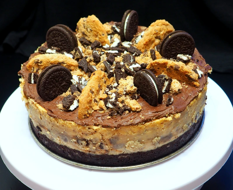 Ciasteczkowe sernikobrownie z oreo