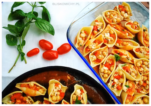 Muszle zapiekane z mozzarellą