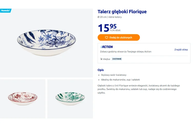 Zdjęcie Te nowe zestawy stołowe z Action robią furorę! Uroczy powrót do czasów Babci - hit rodzinnych imprez #1