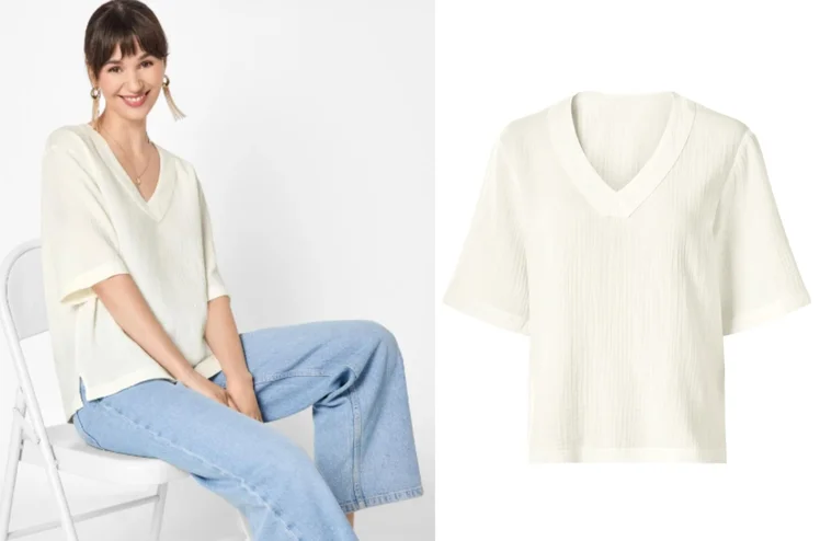 Zdjęcie Te bluzeczki z Lidla za 19 zł robią furorę! Boska muślinowa bawełna, a krój i kolory to wiosenne hity #3