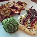 Pesto z nerkowców i rukoli oraz dorsz pieczony z suszonymi pomidorami, czyli prosto i wykwintnie