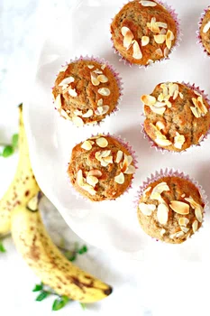 Ekspresowe muffiny bananowe