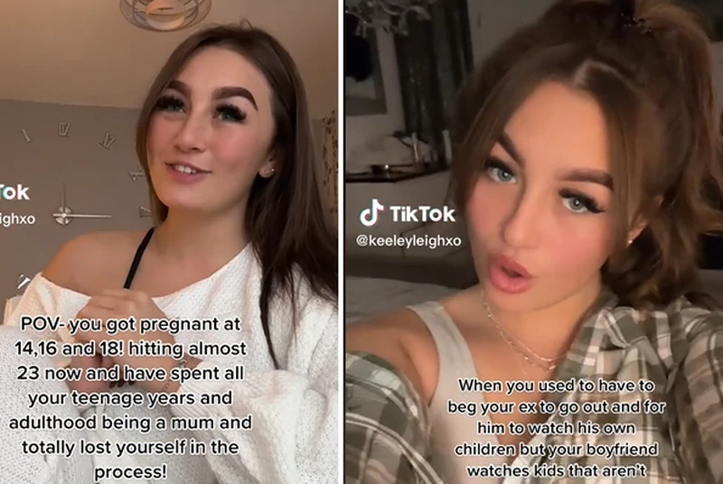 Tiktokerka zaszła w ciążę w wieku 14, 16 i 18 lat! Opowiada o swoim życiu