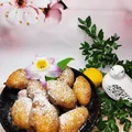 Pączki łyżką kładzione z serka wiejskiego granulowanego