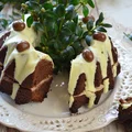 Babka z nutellą przełożona kremem orzechowym