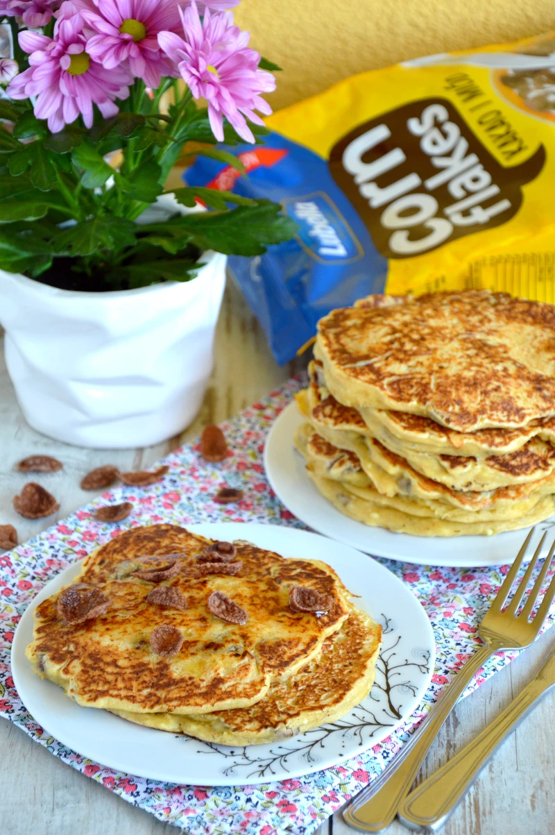 Puszyste pancakes pełne zdrowia