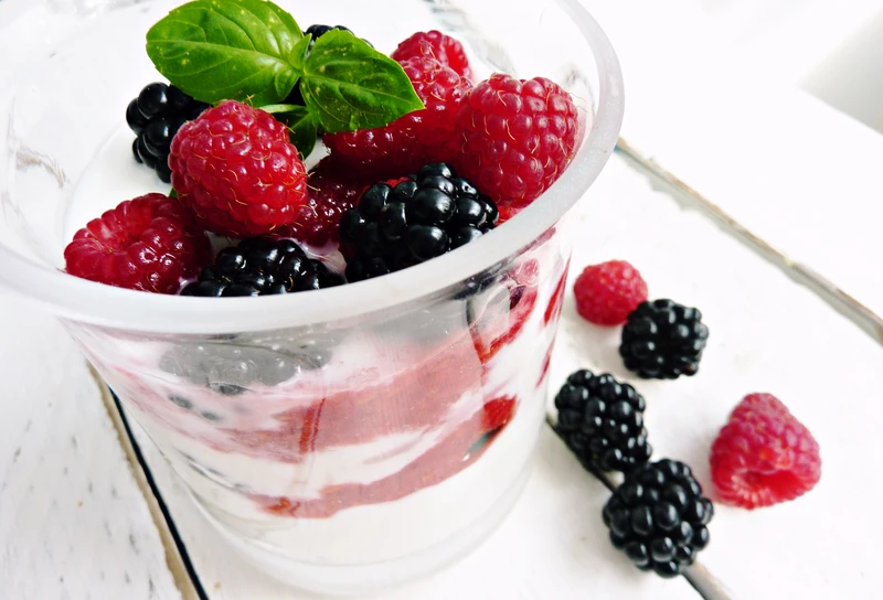 Fit deser z owocami