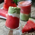 Sorbet z arbuza i groszku