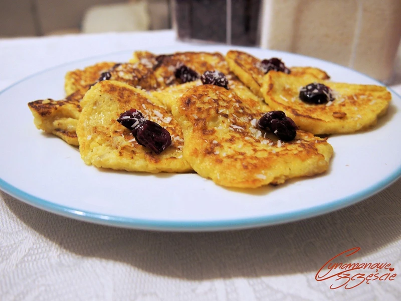 Fit placuszki jaglano bananowe