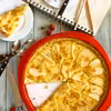 Tarta z jabłkami, kremem śmietankowym i skórką pomarańczową
