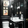 Łazienka w czerni