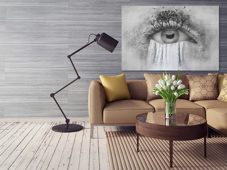 Ziemia obiecana - nowoczesny obraz na płótnie