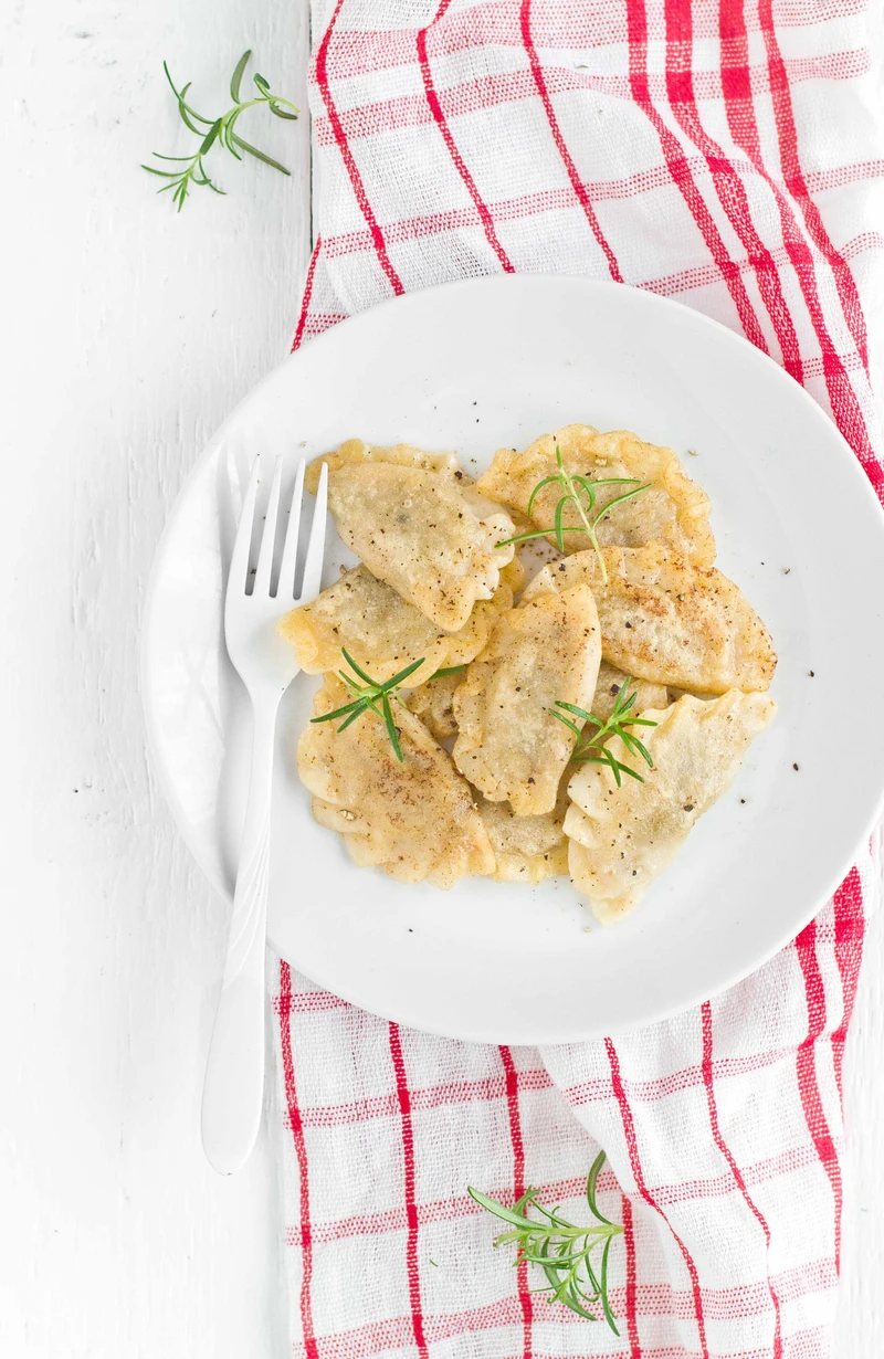 Pierogi z kapustą i grzybami