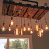 Lampa z różnymi żarówkami- DIY