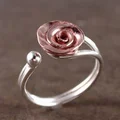 Pierścionek róża
