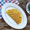 OMLET Z WĘDZONĄ MAKRELĄ