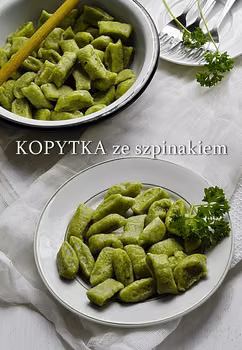Kopytka ze szpinakiem