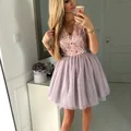 liliowa sukienka