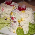 Ryżowa sałatka z surimi