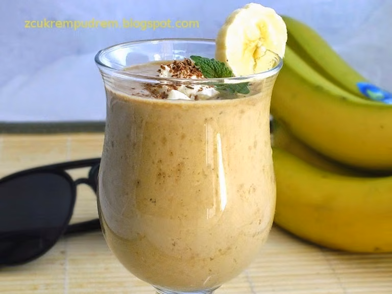 napój kawowo - bananowy