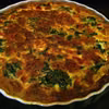 Quiche ze szpinakiem i serem mozzarella