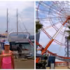 Port morski w Batumi oraz rzeźba Ali i Nino - Świat w kolorze blond