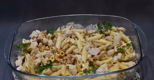 Makaron Penne z kurkami