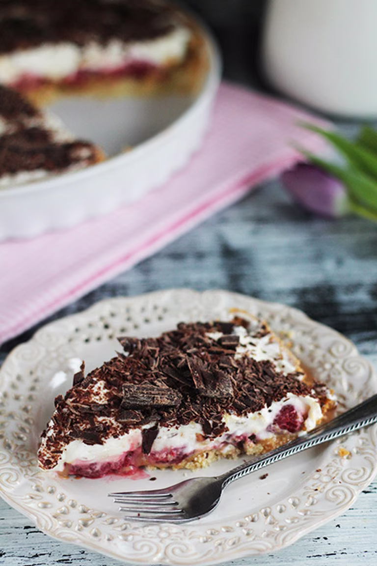Malinoffee pie