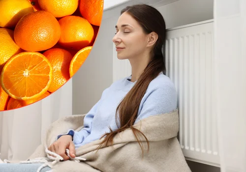 Zostaw skórki pomarańczy na kaloryferze – naturalny odświeżacz powietrza!