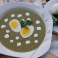 Kremowa zupa ziemniaczano-szczawiowa
