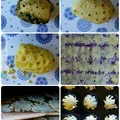 Jak zrobić kwiaty z ananasa do deserów, ciast i tortów